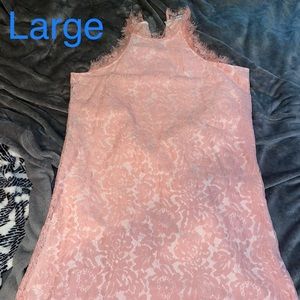 Halter style lace dress